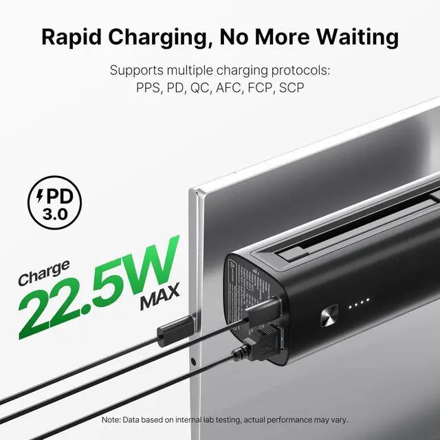 Alt view image 7 of 7 - Autel Power Bank, LiFePO4 Battery 15,000mAh Portable Charger Top-Notch Safety, PD 3.0 Fast Charging Compatible with iPhone 16/15/14 Series, AirPods, Apple Watch, Samsung etc (Flight-Approved)