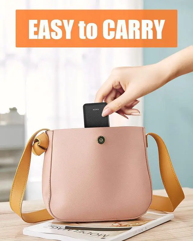 Alt view image 6 of 7 - 10000mAh Battery Pack for Heated Vest Jacket Coat Pants and Heating Underwear, 5V2A Heated Clothing Replacement Battery Pack (Black, 5V2A USB Port 10000mAh)