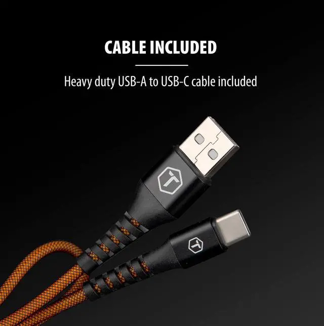 Alt view image 7 of 7 - ToughTested Dual 10,000 mAh Solar Power Portable Charger Battery Pack Power Bank IP65 Waterproof and 18 LED Flashlight