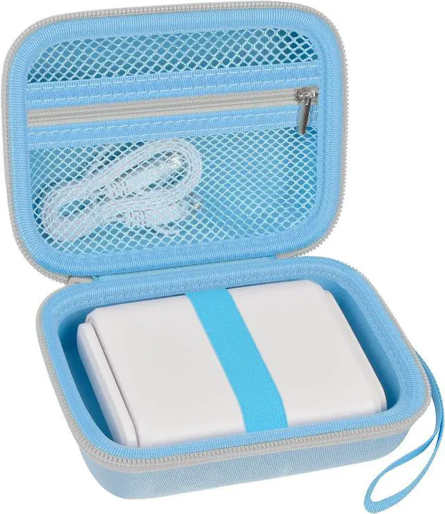 Main image of Case Compatible with GL SFT1200/ MT3000/ AXT1800/ MT1300/ A1300/ AR750S-Ext for Glinet Travel Router Wireless, Portable WiFi Storage Holder for Ethernet Cable & Power Adapter (Box Only) - Blue