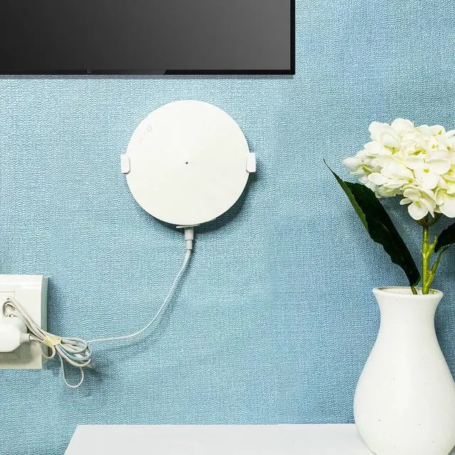 Alt view image 6 of 7 - Deco M5 Compatible Wall Mount, Sturdy Metal Made Mount Stand Holder Compatible Deco M5 Mesh WiFi. (Pack of 3)