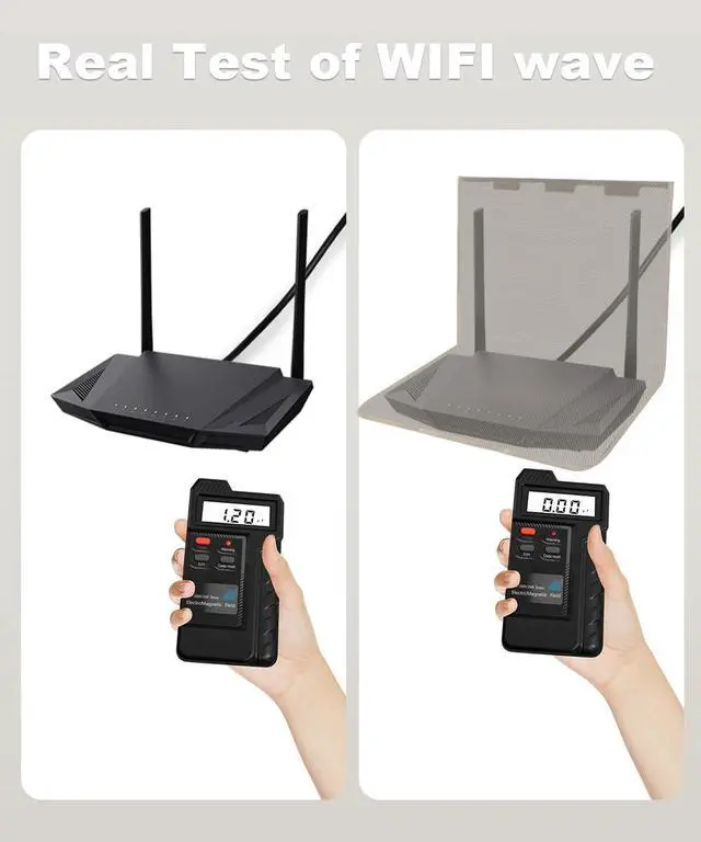 Alt view image 4 of 7 - WiFi Router Shielding Cover - 14x16 Inches Copper Nickel Fabric, Adjustable Signal Management for Home & Office