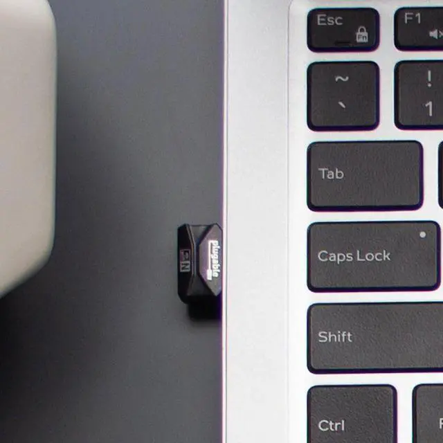 Alt view image 2 of 6 - Plugable USB 2.0 Wireless N 802.11n 150 Mbps Nano WiFi Network Adapter (Realtek RTL8188EUS Chipset) Driverless Plug and Play for Windows