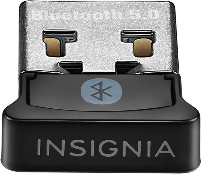 Main image of Insignia USB Bluetooth 5.0 Adapter for PC, Dongle Receiver, Plug and Play, Nano Compact Design, EDR & BLE, Supports Windows 11/10/8.1/7 for Desktop, Laptop, PS5/PS4/Xbox Controller