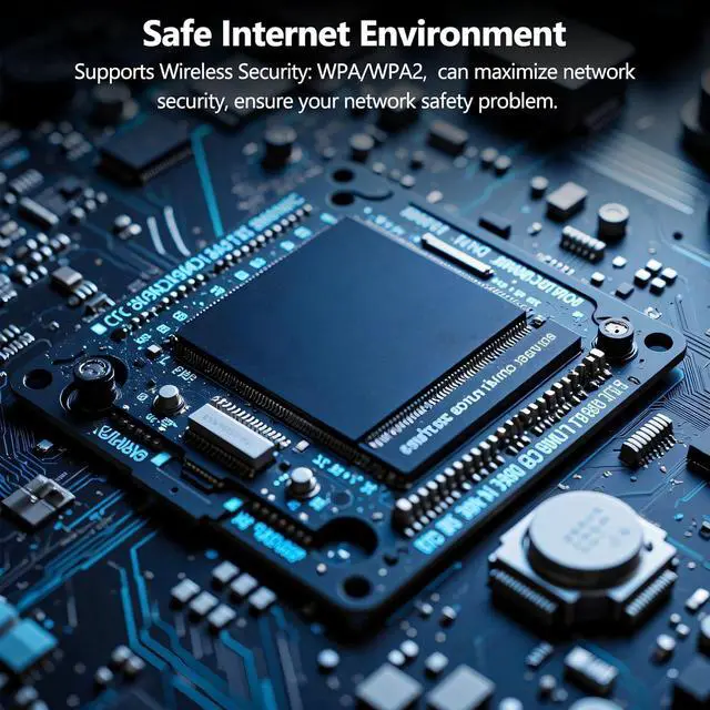 Alt view image 6 of 7 - WiFi Extender, WiFi Signal Booster Up to 5800sq.ft and 58 Devices, WiFi Range Extender, Wireless Internet Repeater, Long Range Amplifier with Ethernet Port,1-Key Setup, Access Point, Alexa Compatible