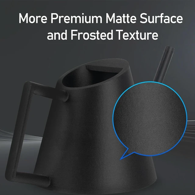 Alt view image 4 of 7 - IEMAI Carbon Fiber PETG Filament 1.75mm, PETG-CF Matte Black 1kg