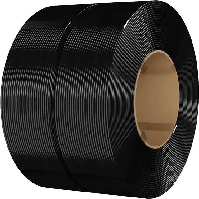 Main image of eSUN PLA Basic Refilament 1.75mm, 3D Printer Refill High Speed PLA for Fast Printing, 1KG per Roll, 2 Rolls Spoolless 3D Printing Filament for High Speed 3D Printers, Black
