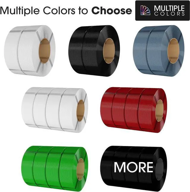 Alt view image 6 of 7 - eSUN PLA Basic Refilament 1.75mm, 3D Printer Refill High Speed PLA for Fast Printing, 1KG per Roll, 2 Rolls Spoolless 3D Printing Filament for High Speed 3D Printers, Black
