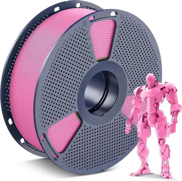 Main image of SUNLU PLA 3D Printer Filament PLA Filament 1.75mm, Neatly Wound 3D Printing Filament 1.75mm, Dimensional Accuracy +/- 0.02 mm, Fit Most FDM 3D Printers, 1kg Spool (2.2lbs), Pink