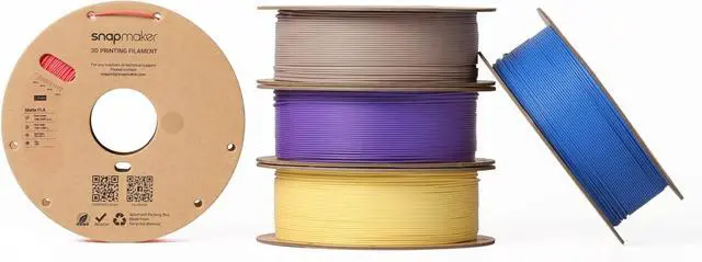 Alt view image 7 of 7 - Snapmaker Matte PLA Filament 1.75mm, RFID 3D Printer Filament for Snapmaker U1, Dimensional Accuracy +/- 0.02mm, 300mm/s High Speed Printing Clog-Free for Most FDM Printers,1kg(2.2lbs) (Violet Purple)