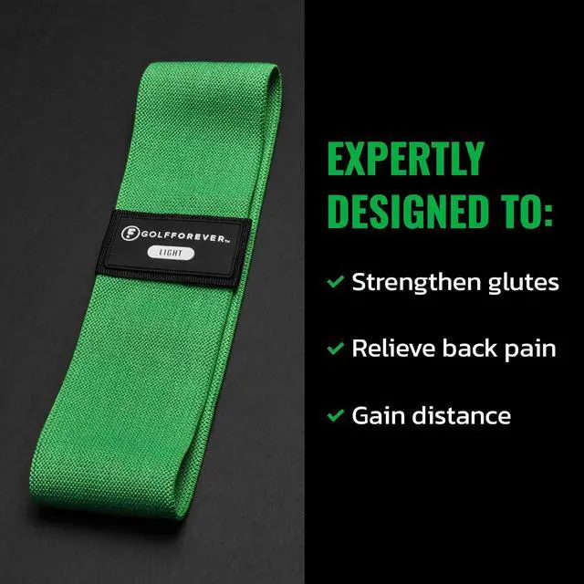 Alt view image 3 of 7 - GolfForever Mini Bands Proven by Golfer Scottie Scheffler | Golf Training Premium Fitness Bands | Premium Golf Training Aid to Improve Strength Flexibility & Swing Posture | 3 Resistance Levels | 3pcs