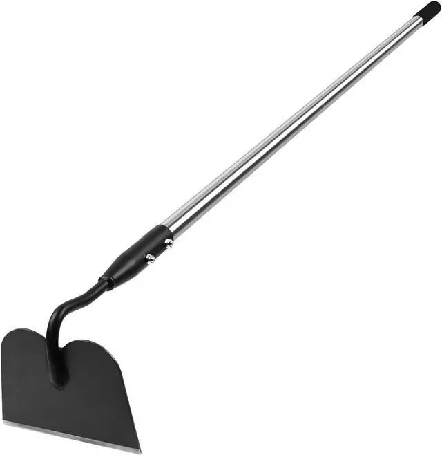 Main image of YEELOR Garden Hoe, Long Handle Hoe Garden Tool with Non-Slip Soft Grip, 60-Inch Stainless Steel Handle, Heavy Duty Hoe with Durable Blade, for Digging Loosening Weeding Planting