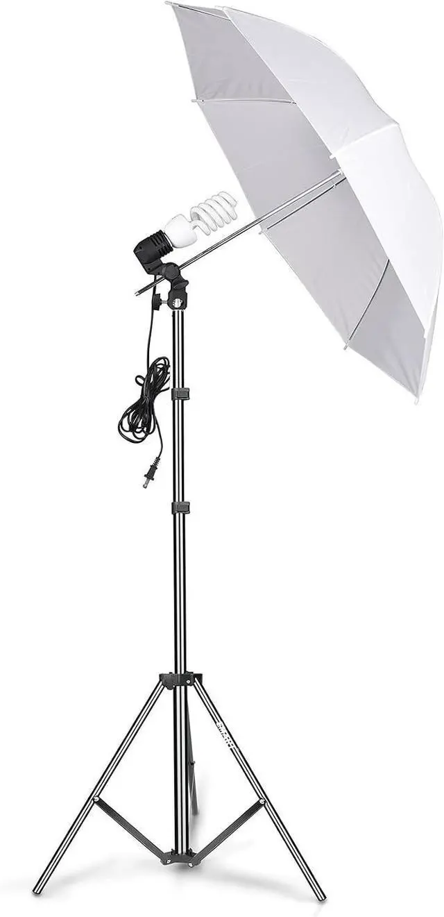 Main image of EMART Photography Umbrella Lighting Kit, 200W 5500K Photo Portrait Continuous Reflector Lights for Camera Video Studio Shooting Daylight (1 Pack)