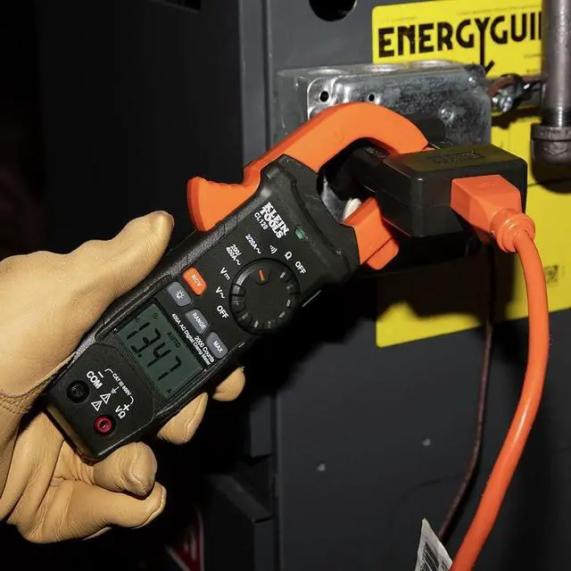 Alt view image 6 of 6 - Klein Tools 69409 Line Splitter for Clamp Meter, Measures up to 15A Current Draw, 10x Measurement, Designed for North American Outlets