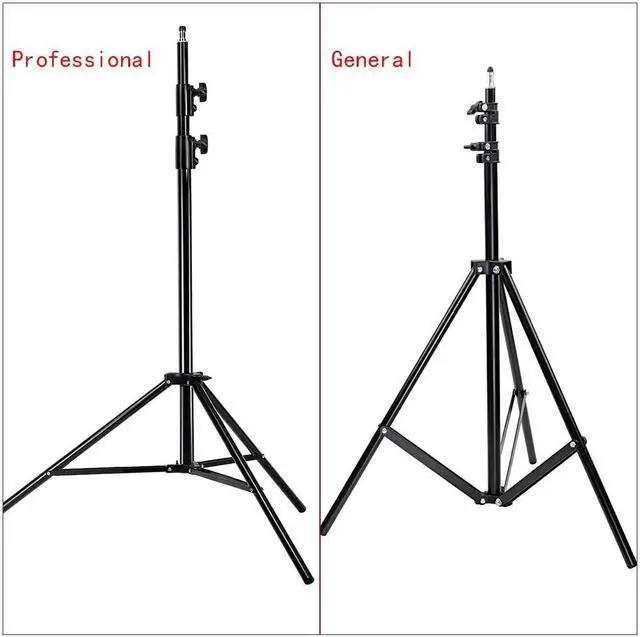 Alt view image 2 of 6 - NEEWER Pro 9feet/260cm Spring Loaded Heavy Duty Photo Studio Light Stand with 1/4" Screw & 5/8 Stud for Video, Portrait and Photography Lighting