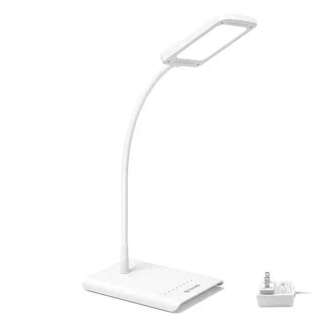 Main image of TROND Desk Lamp, Bright Dimmable Eye-Caring Table Lamp, 3 Color Modes 7 Brightness Levels, Flexible Gooseneck, Touch Control, Memory Function, Desk Light for Home Office Dorm Room Essentials