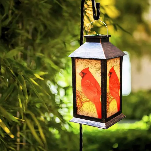 Main image of Solar Lanterns, Outdoor Hanging Lanterns Waterproof LED Solar Cardinal Lights Tabletop Lamp for Outdoor Patio Garden as Gifts for Mom Grandma Women