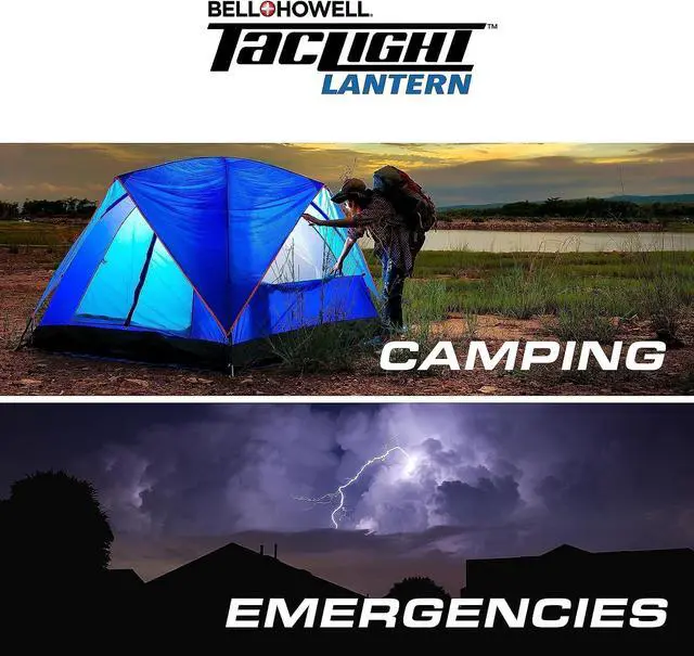 Alt view image 6 of 6 - Bell+Howell 3 Pack Camping Lights & Lanterns for Power Outage, Collapsible Battery Powered LED Camping Lantern Lamp with Handle, Portable Ultra Bright for Power Outage Home Failure and Camping