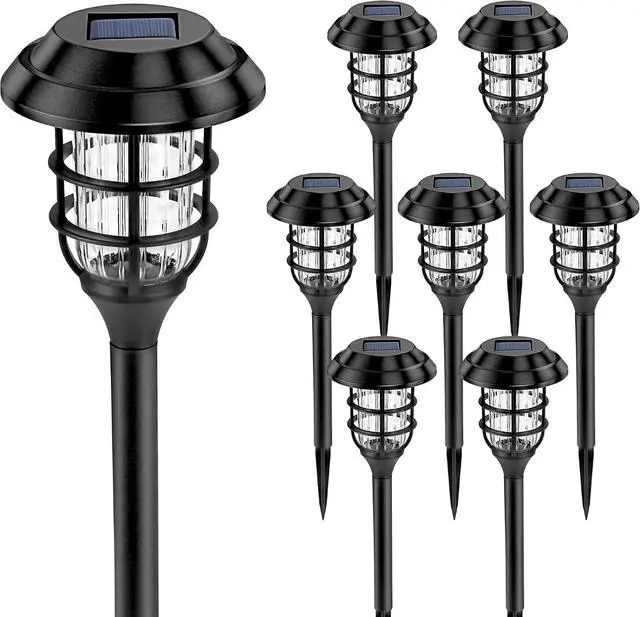Main image of SOLPEX Solar Lights for Outside, Solar Outdoor Pathway Garden Lights Waterproof, Solar Powered Landscape Lighting for Yard, Garden, Pathway, Patio, Porch, Walkway, Driveway, 8 Pack(Cold White)