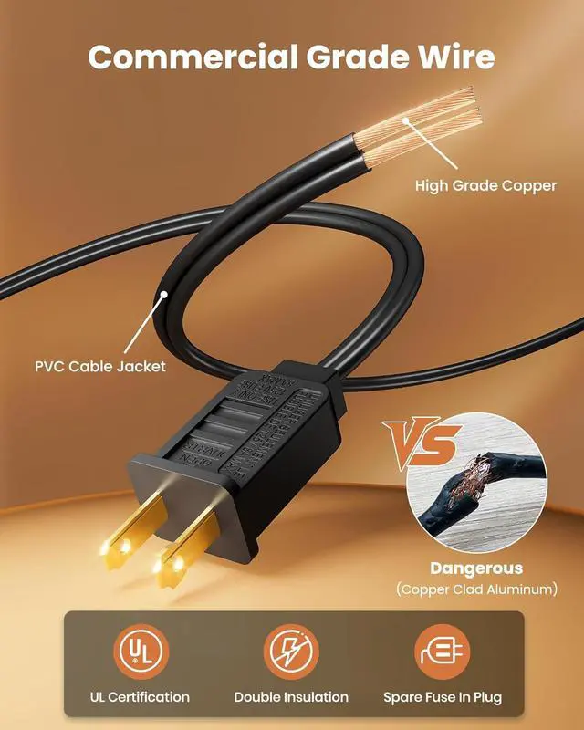 Alt view image 4 of 7 - Brightown Outdoor String Lights 29 Feet G40 LED Patio Lights, Plug-in, 13 Plastic Edison Bulbs(1 Spare), Waterproof Connectable Hanging Light for Backyard Porch Balcony Party Decor, E12 Base, Black
