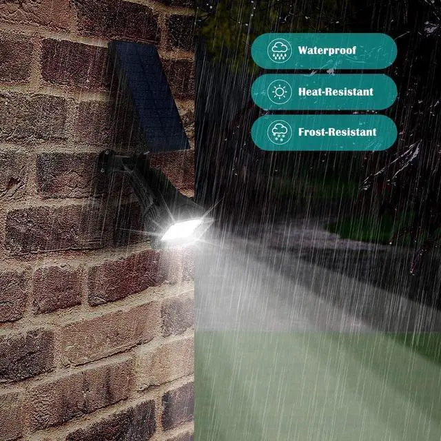 Alt view image 2 of 7 - URPOWER Solar Lights Outdoor 2-in-1 Waterproof Solar Spotlight Auto On/Off Wall Lights Pathway Lights Landscape Lighting for Yard Garden Pool - Cool White (2 Pack)
