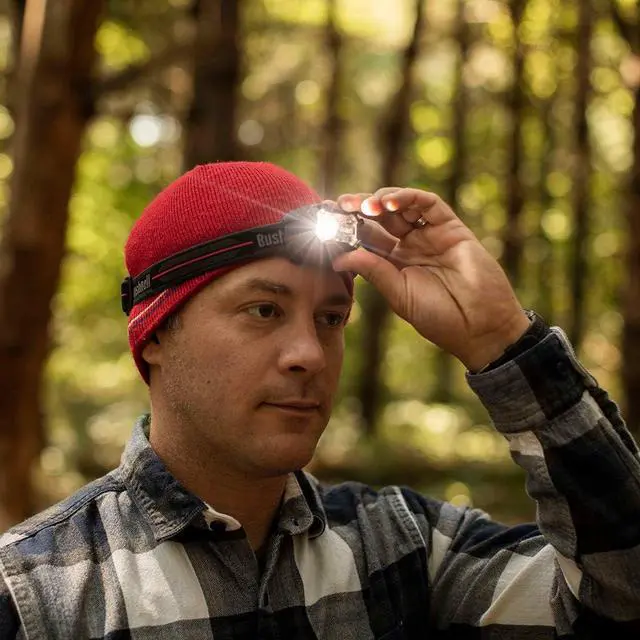 Alt view image 2 of 7 - Bushnell PRO Rechargeable 400L Multi-Color Headlamp