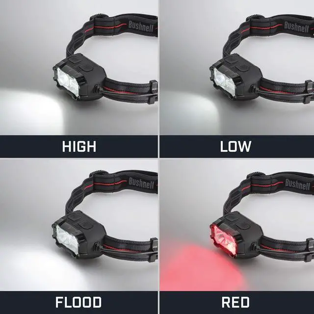 Alt view image 5 of 7 - Bushnell PRO Rechargeable 400L Multi-Color Headlamp