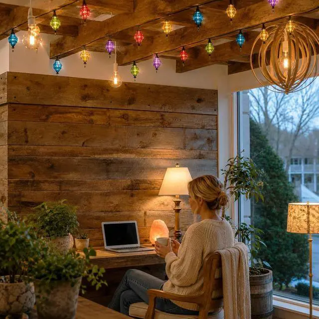 Alt view image 4 of 7 - Vigdur Multicolor Flower String Lights, Decorative String Lights Plug in with 10 Bulbs Connectable, Indoor Outdoor Patio Light for Party Wedding Bedroom Bistro Cottagecore Decor