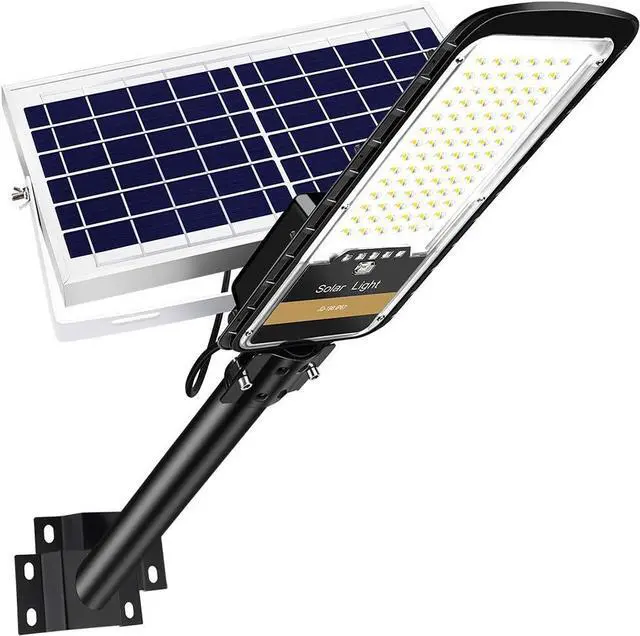 Main image of RuoKid Solar Street Lights Outdoor Lamp, 16000lm IP67 Waterproof Light with Anti Broken Remote Control Mounting Bracket, Dusk to Dawn Security Led Flood Light for Yard, Garden, etc.