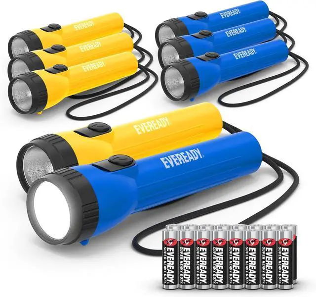 Main image of Eveready LED Flashlight (8-Pack) Bright Reliable Flashlights for General Purpose, Great for Camping, Car, Emergency Storm Power Outage Handheld Flashlight (Batteries Included)