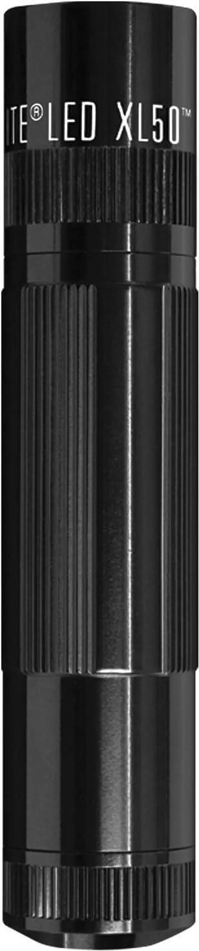 Main image of MagLite XL50 LED Flashlight, Compact and Powerful with Multi-Mode Functionality, Water-Resistant, 3-Cell AAA Battery-Powered Black