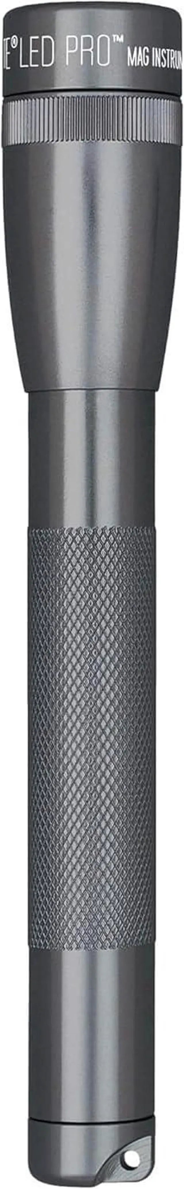 Main image of MagLite Mini Pro LED 2-Cell AA Flashlight, High Lumen, Water-Resistant, Adjustable Focus Gray