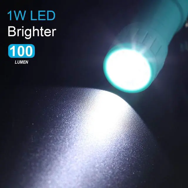 Alt view image 4 of 7 - FASTPRO 10-Pack, Super Bright 100-Lumen (1W) LED Mini Flashlight Set, AAA Dry Batteries are Included and Pre-Installed