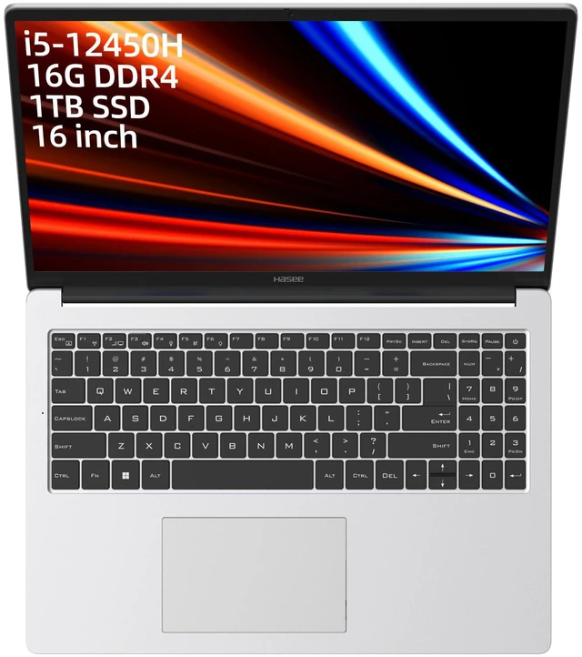 Hasee X6-16.0 Gaming laptop Intel core i5-12450H ( (Beat AMD R7