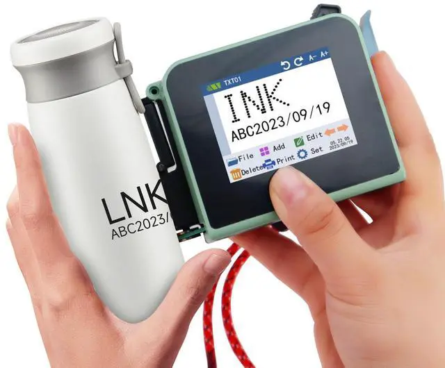 Main image of Smart Mini Handheld Printer  ZF-T1 MINI Portable Handheld Inkjet Printer with 2.4 Inch Touch Screen Pocket Inkjet Coding Machine .Printing/Barcode/Date/Logo/Batch Series Number etc(green Color)