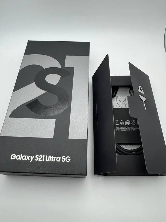 Alt view image 7 of 7 - Samsung Galaxy S21 Ultra 5G (SM-G998U1) 6.8" Dynamic AMOLED 2X, 128GB + 12GB RAM, 108MP Camera, Unlocked Android Smartphone -  Phantom Black