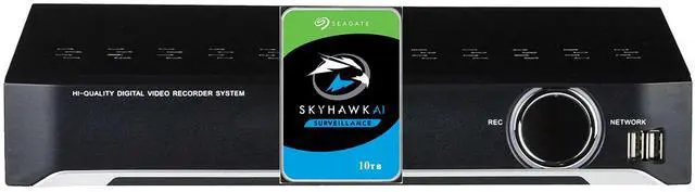 Alt view image 2 of 5 - Eyemax TVST-PVT8-8M08 8-Channel 4K Support, 10 TB
