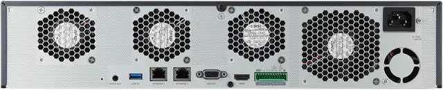 Alt view image 3 of 3 - Hanwha Vision XRN-1620B2 X-Series 4K 16-Channel H.265 NVR with AI Search, 140 Mbps,Up to 80TB HDD Not Included 4 Terabyte HDD