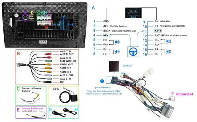 Alt view image 7 of 7 - litillbuly 10.1 Inch Car Stereo Radio Compatible for Jeep Patriot Compass 2010-2016 with Wireless CarPlay Android Auto ,Bluetooth,WiFi,SWC,Support GPS,2GB+32GB