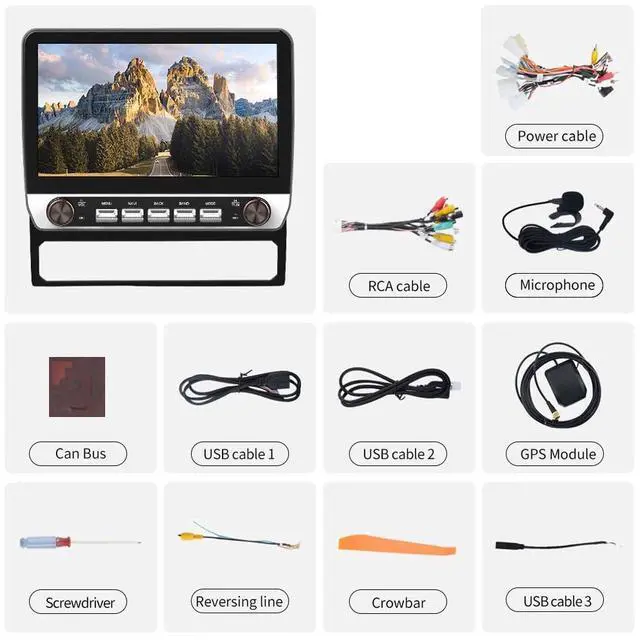 Alt view image 6 of 7 - litillbuly Android 13 Car Radio[2+64GB] for Toyota Tacoma 2005-2015, 10 Touch Screen Stereo Head Unit with Keys and knobs Support JBL System Wireless Carplay Android Auto WiFi Bluetooth Navigation