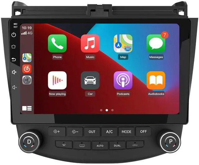 Main image of litillbuly 10.1 Inch Car Stereo Radio 2G RAM + 32G ROM Compatible for Honda Accord 7th 2003-2007 with Wireless CarPlay & Android Auto,Android 13 Player Radio with Bluetooth,WiFi,SWC,Mirror Link,GPS