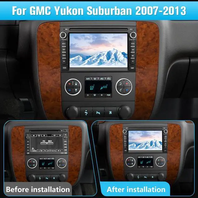 Alt view image 3 of 7 - litillbuly AWESAFE Android 13 Car Radio Stereo 7 inch Touchscreen for Chevrolet Silverado Tahoe GMC Sierra Yukon with Backup Camera & Bluetooth & Built-in Wireless CarPlay & Android Auto