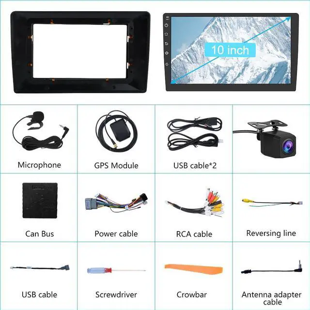 Alt view image 6 of 6 - litillbuly for Jeep Wrangler JK Radio 2007-2016,[4G+64G] Android 13 Car Radio Stereo 10.1 Inch 1280*720 Touch Screen with Wireless CarPlay Android Auto GPS Backup Camera Bluetooth