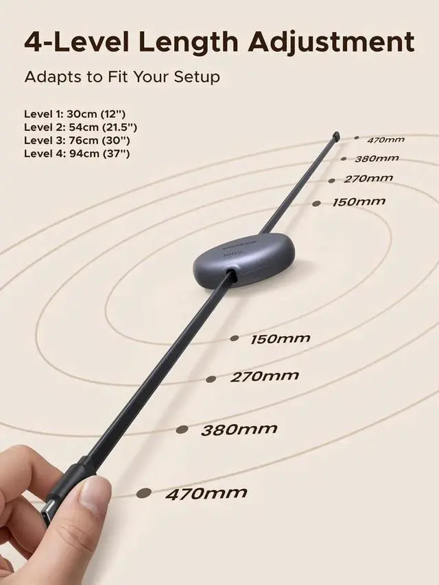 Alt view image 6 of 7 - UGREEN 100W Retractable USB C Cable, Type C Cord USB C Charger Cable for iPhone 17/16/14, MacBook Pro/Air, Galaxy S25/S25/S24, iPad Pro/Air, Pixel 9/8, Switch, AirPods, Black, 3.3FT