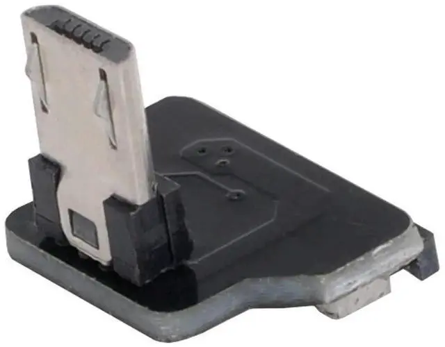 Alt view image 3 of 7 - USB 2.0 Male 90 Degree Down Angled Flat Connector Support 480Mbps Data Transfer 5V Charging for Ribbon Cable,Raspberry Pi, GoPro,Drone, Camera, Gimbal