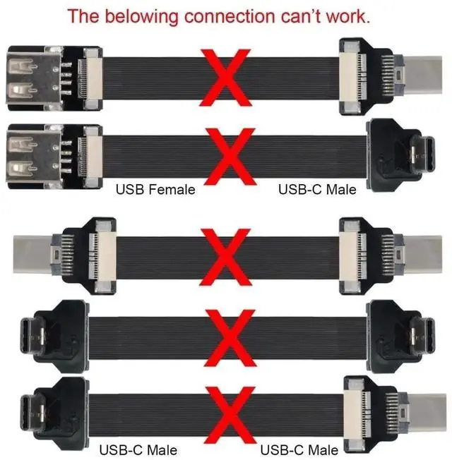Alt view image 4 of 7 - Thickness 0.3mm Pitch 0.5mm 20Pin Flexible Ribbon Flat Cable 1.64FT/0.5M for USB Connector,Raspberry Pi, GoPro,Drone, Camera, Gimbal