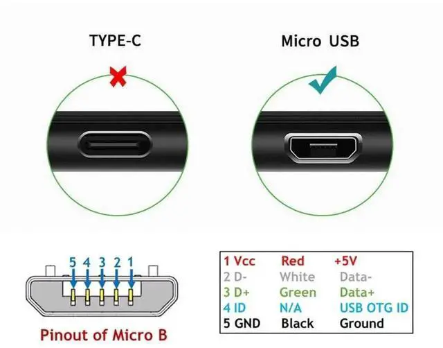 Alt view image 3 of 5 - 2 Pack USB to Micro USB Cable,USB 2.0 Male to Micro USB 5Pin Male Charge Data Transfer 90 Degree Angled Extension Cable 1.64FT/0.5M