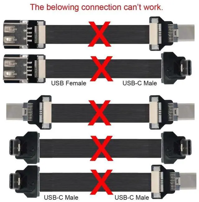 Alt view image 3 of 7 - USB 2.0 Type C Male 90 Degree Angled Flat Connector Support 480Mbps Data Transfer 5V Charging for Ribbon Cable,Raspberry Pi, GoPro,Drone, Camera, Gimbal