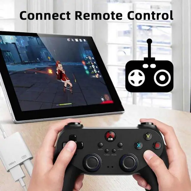 Alt view image 5 of 7 - 2 in 1 USB C to USB 3.0 Socket OTG Adapter with PD 24W Charge for Laptop Tablet Phone