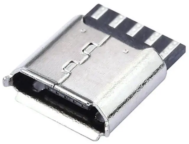 Alt view image 2 of 7 - 50 Pack Micro USB DIY Connector Micro USB Type B 5Pin Female Socket Port Repair Replacement Solder Adapter with PCB Board